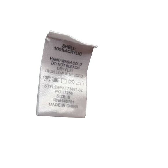 A Beautiful Soul NWT Sage Star V Neck Pullover Lightweight Beach Sweater Size 18 - Picture 8 of 11